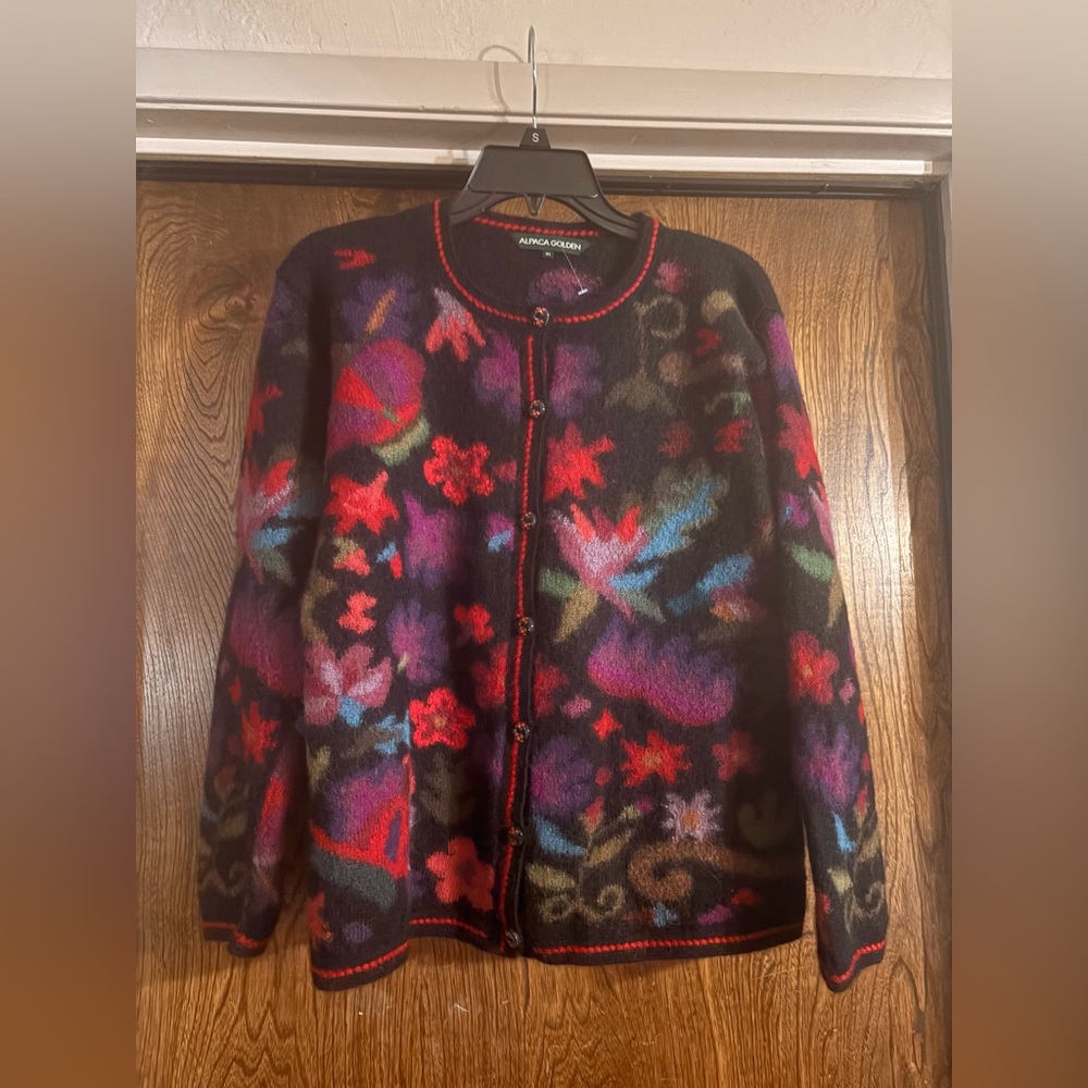 Alpaca Golden Sweater XL